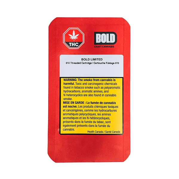 Image for BOLD Limited 510 Thread Cartridge, cannabis all products by BOLD