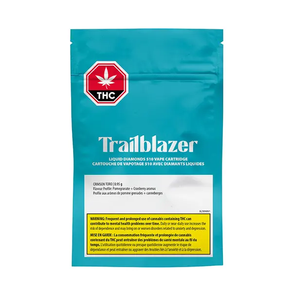 Image for Crimson Toro Liquid Diamond 510 Thread Cartridge, cannabis all products by Trailblazer