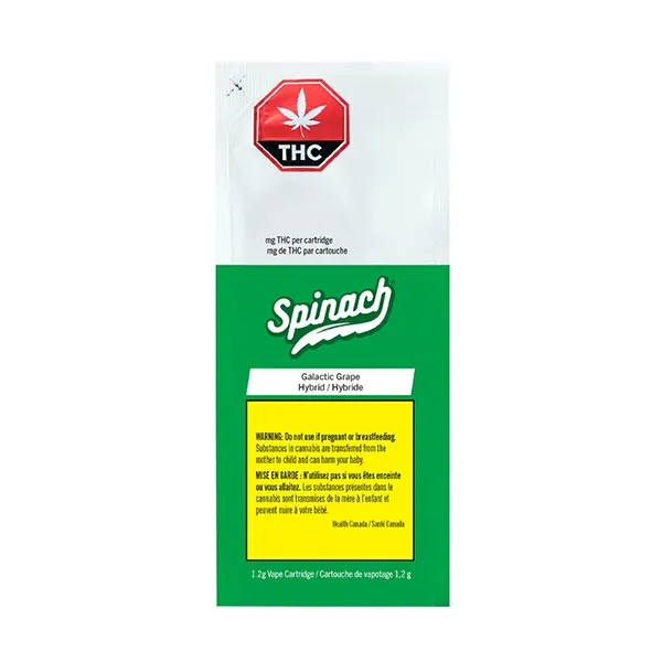 Image for Galactic Grape 510 Thread Cartridge, cannabis 510 cartridges by Spinach