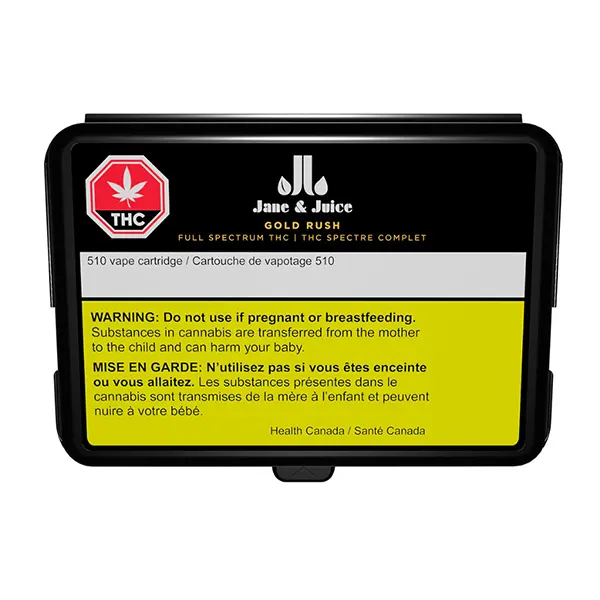 Gold Rush Shatter 510 Thread Cartridge (510 Cartridges) by Jane & Juice