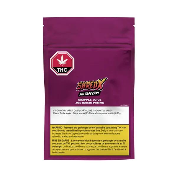 Image for Grapple Juice 510 Thread Cartridge, cannabis 510 cartridges by Shred