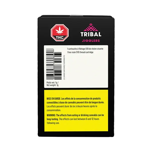 Image for Jigglers Live Resin 510 Thread Cartridge, cannabis 510 cartridges by Tribal