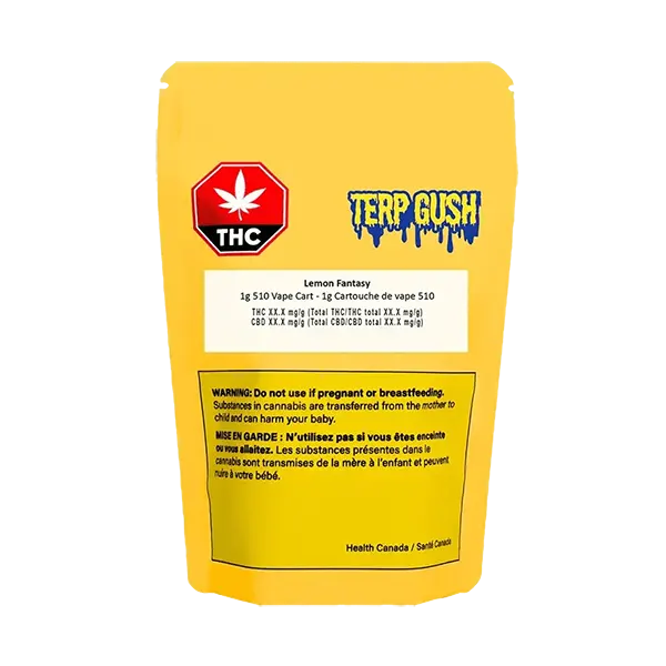 Image for Lemon Fantasy Live Resin 510 Thread Cartridge, cannabis all products by Terp Gush
