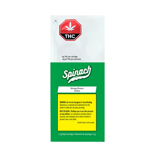 Image for Mango Dream 510 Thread Cartridge, cannabis 510 cartridges by Spinach