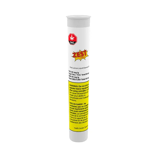 Image for Pink Lemon Liquid Diamond 510 Thread Cartridge, cannabis all products by Zest
