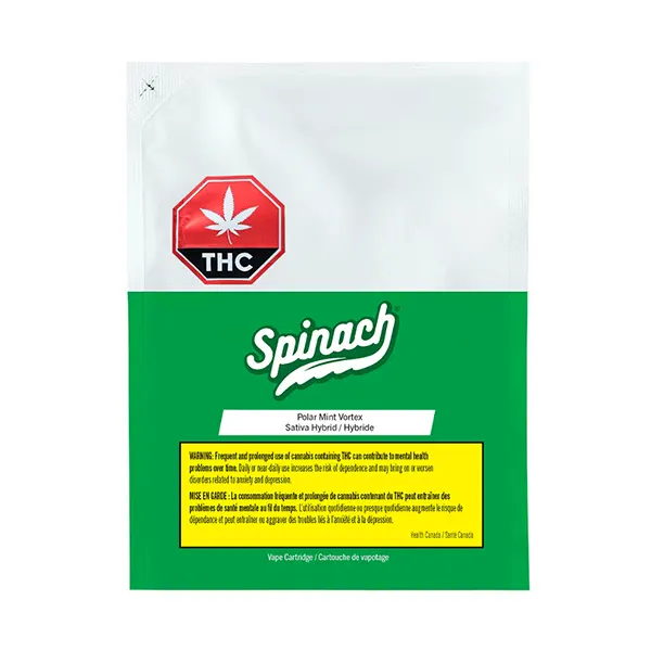 Polar Mint Vortex 510 Thread Cartridge (510 Cartridges) by Spinach