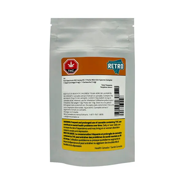 Image for R2 Full Spectrum Honey Oil Ceramic 510 Cartridge, cannabis all products by Retro