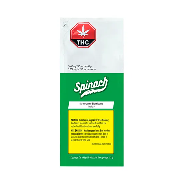 Image for Strawberry Slurricane 510 Thread Cartridge, cannabis 510 cartridges by Spinach