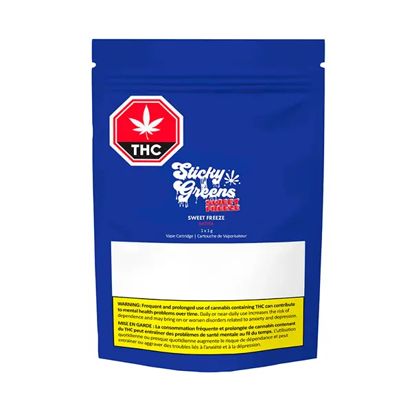 Image for Sweet Freeze Distillate 510 Thread Cartridge, cannabis all products by Sticky Greens