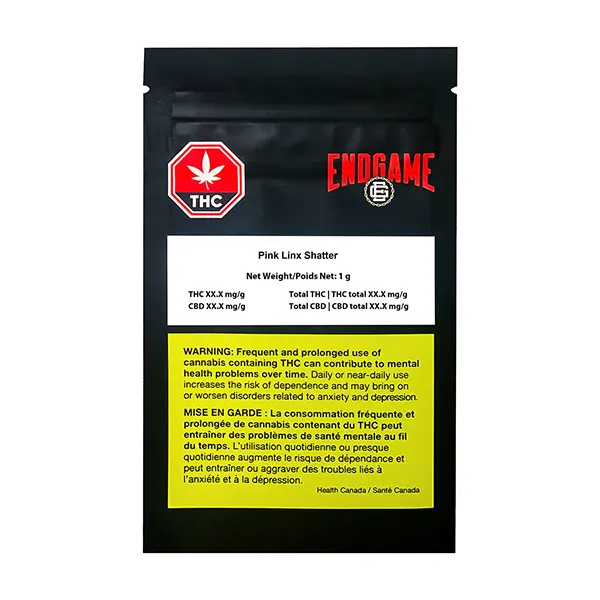 Image for Pink Linx Shatter, cannabis all products by Endgame