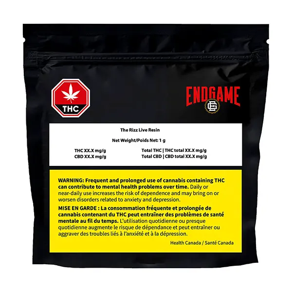 Image for The Rizz Live Resin, cannabis resin, rosin by Endgame