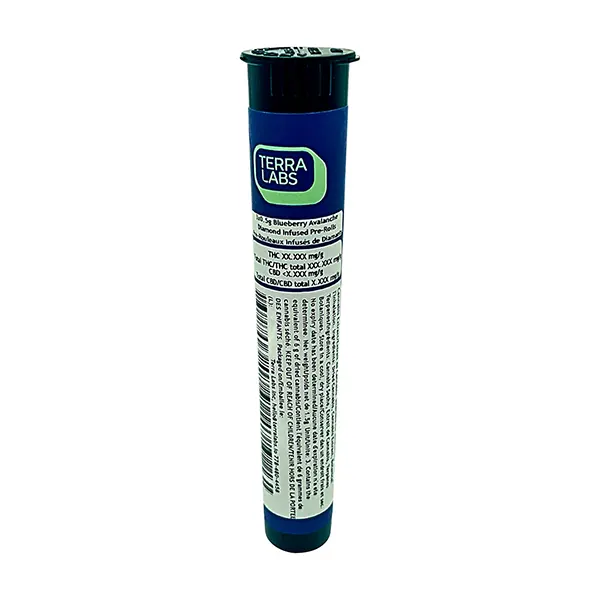 Blueberry Avalanche Diamond Infused Pre-Roll (Pre-Rolls) by Terra Labs