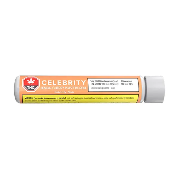 Image for Lemon Cherry Popz Pre-Roll, cannabis all products by Celebrity