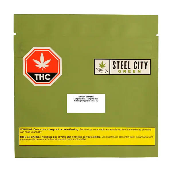 Image for Kings+ Extreme Pre-Roll, cannabis all products by Steel City Green