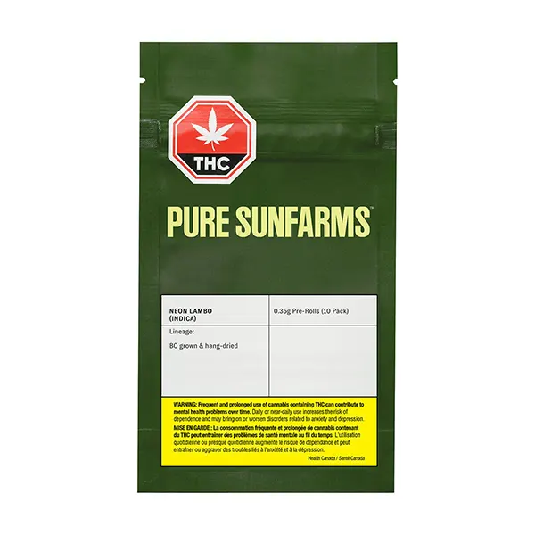 Neon Lambo Pre-Roll (Pre-Rolls) by Pure Sunfarms