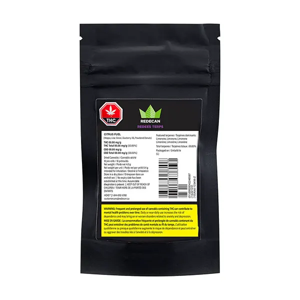 Image for Redees Terps Citrus Fuel Pre-Roll, cannabis pre-rolls by Redecan
