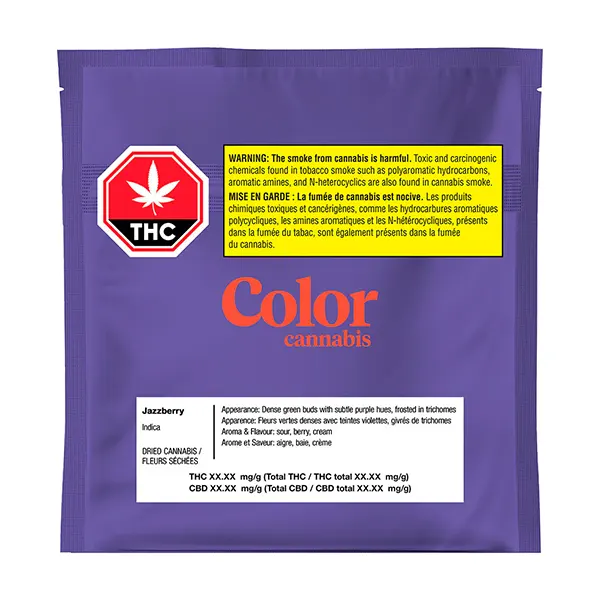 Image for Jazzberry, cannabis dried flower by Color Cannabis