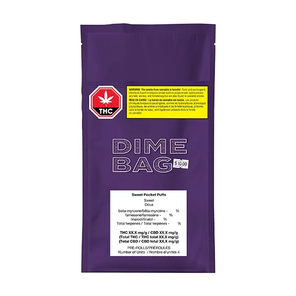 Image for Sweet Pocket Puffs Pre-Roll, cannabis pre-rolls by Dime Bag