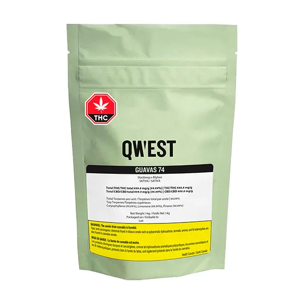 Image for Guavas 74, cannabis dried flower by Qwest