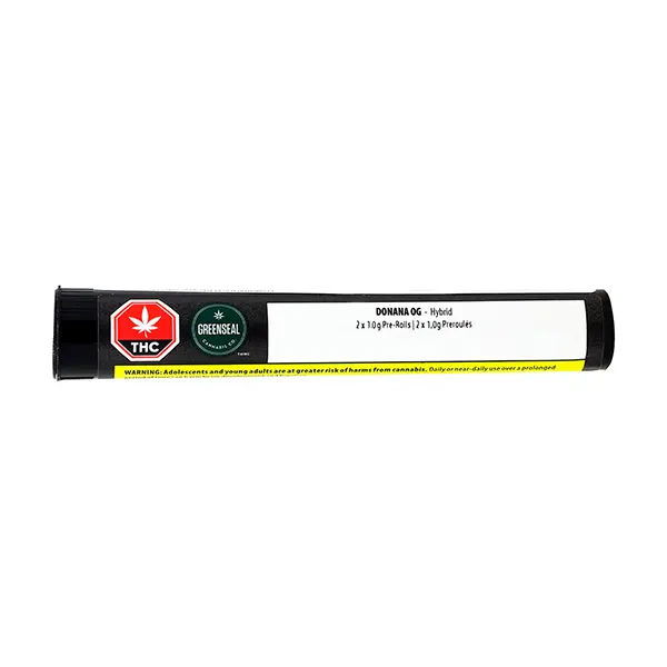 Image for Donana OG Pre-roll, cannabis top rated in pre-rolls by GreenSeal