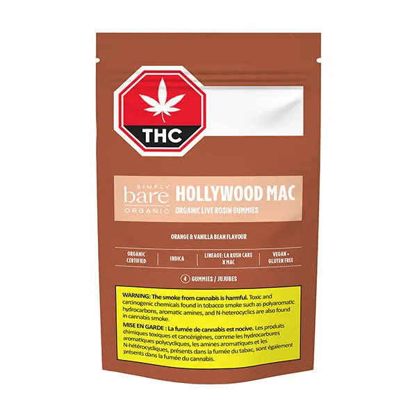 Image for Hollywood Mac Organic Live Rosin Gummies, cannabis all products by Simply Bare