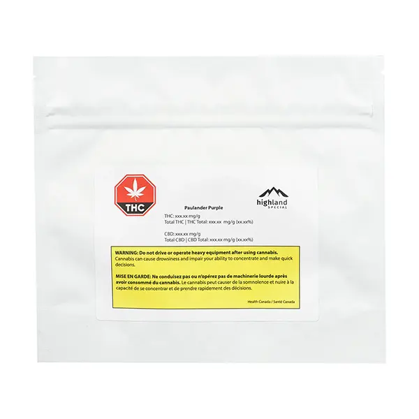 Image for Paulander Purple, cannabis all products by Highland Special