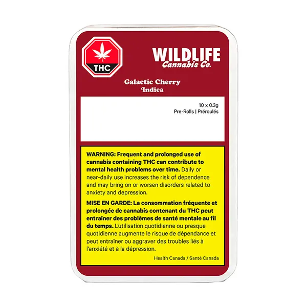 Image for Galactic Cherry Pre-Roll, cannabis all products by Wildlife Cannabis