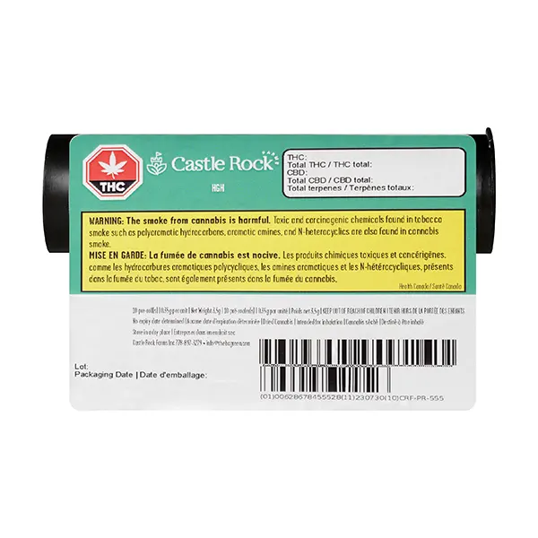 HGH Pre-Roll (Pre-Rolls) by Castle Rock Farms