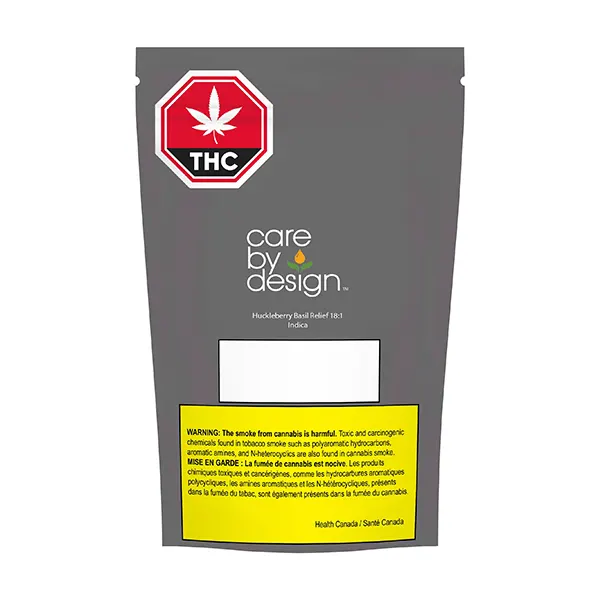 Image for Huckleberry Basil Relief 18:1 Vegan Soft Chews, cannabis all products by Care By Design