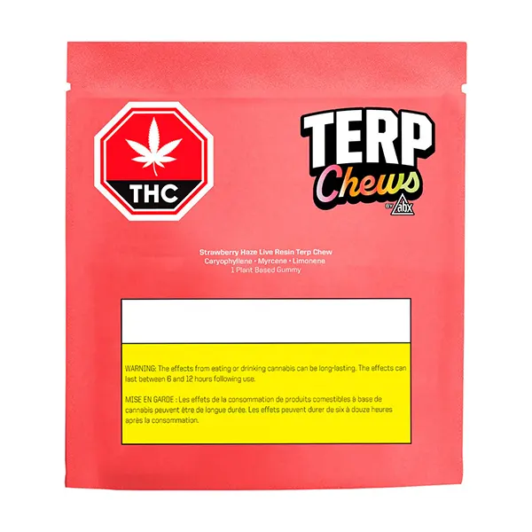 Image for Strawberry Haze Live Resin Terp Chew, cannabis all products by ABX