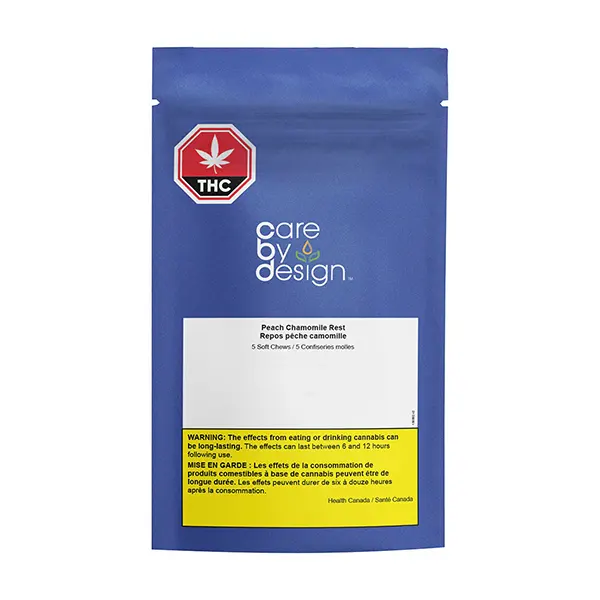 Image for Peach Chamomile Rest 1:2:1 Vegan Soft Chews, cannabis all products by Care By Design