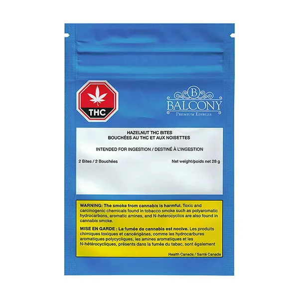 Image for Hazelnut THC Bites, cannabis chocolates by Balcony