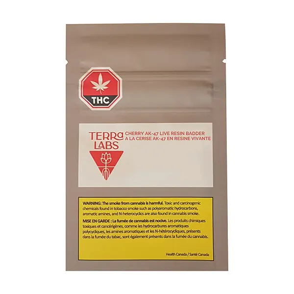Image for Cherry AK-47 Live Resin Badder, cannabis resin, rosin by Terra Labs