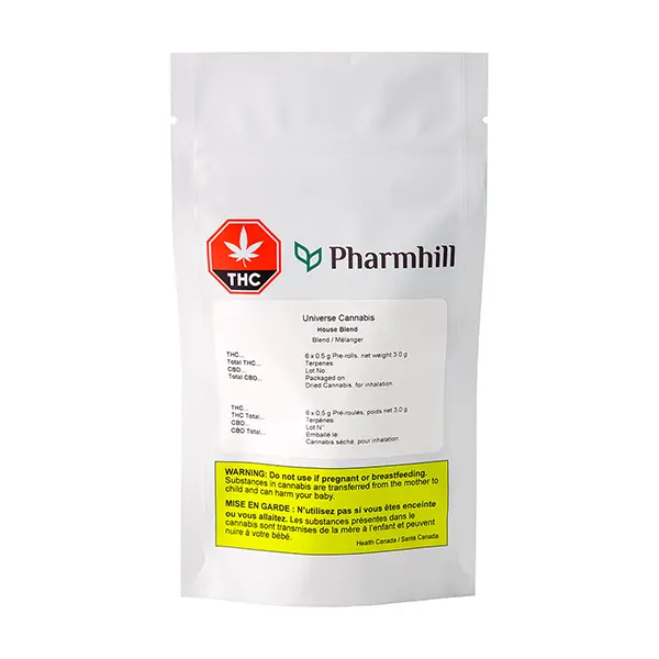 Image for House Blend Pre-Roll, cannabis all products by Universe Cannabis