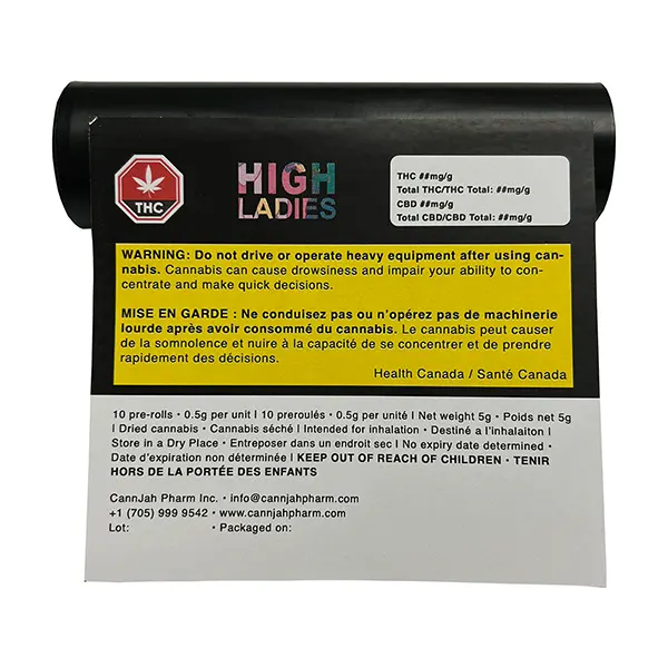 Image for Rotational 1 - High Ladies Pre-Rolls, cannabis all products by CannJah