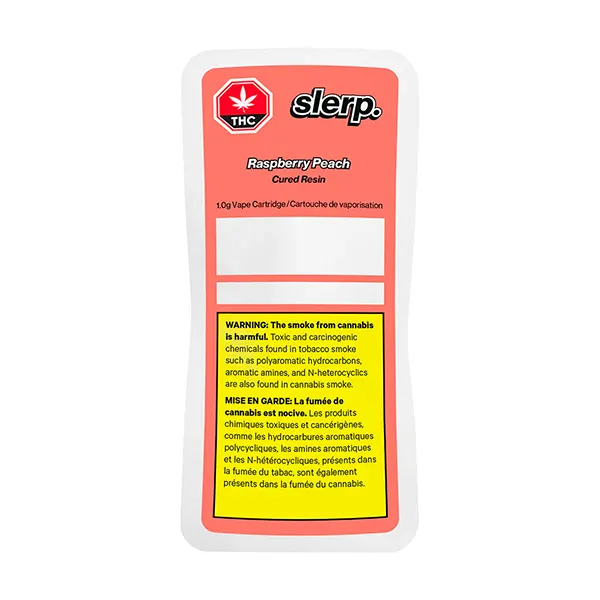 Raspberry Peach Cured Resin 510 Thread Cartridge (510 Cartridges) by slerp.