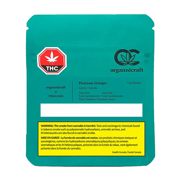 Platinum Oranges Shatter (Shatter, Wax) by Wildcard Extracts