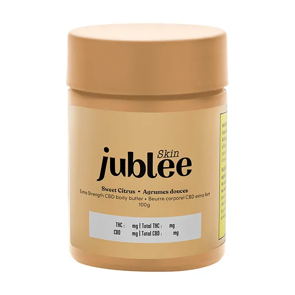 Image for Extra Strenght CBD Body Butter Sweet Citrus, cannabis all products by Jublee