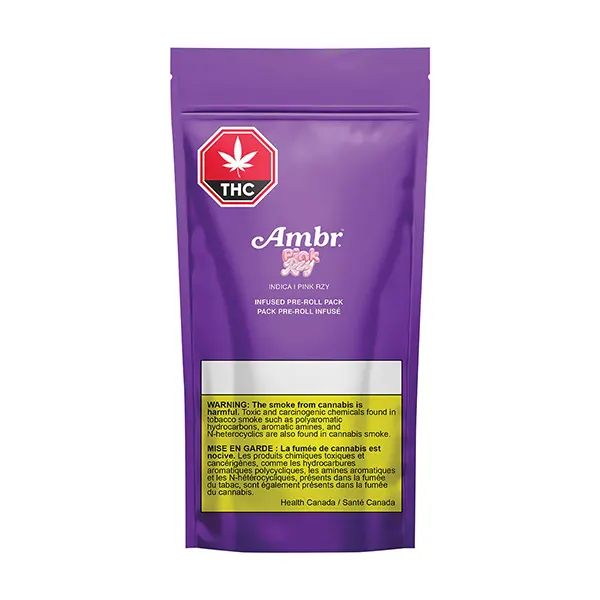 Indica Pink Rzy Infused Pre-Roll Pack (Pre-Rolls) by AMBR