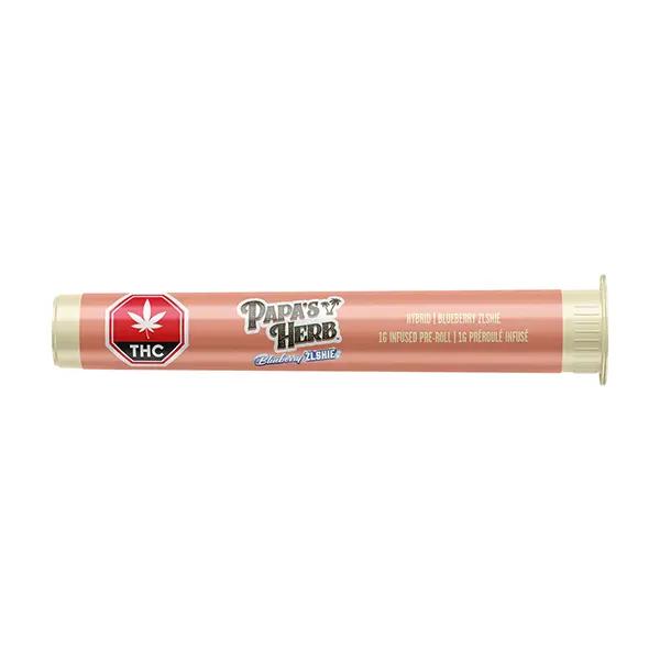 Image for Hybrid Blueberry Zlshie - Liquid Diamond Infused Joint, cannabis all products by Papa's Herb