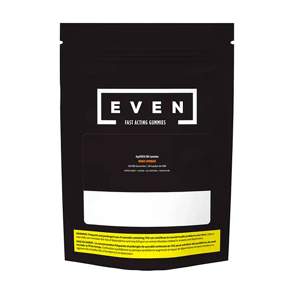 Image for Mango Lemonade Fast Acting CBD Gummies, cannabis all products by Even