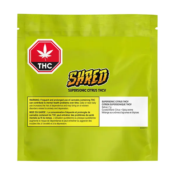 Supersonic Citrus THCv (Milled Flower) by Shred
