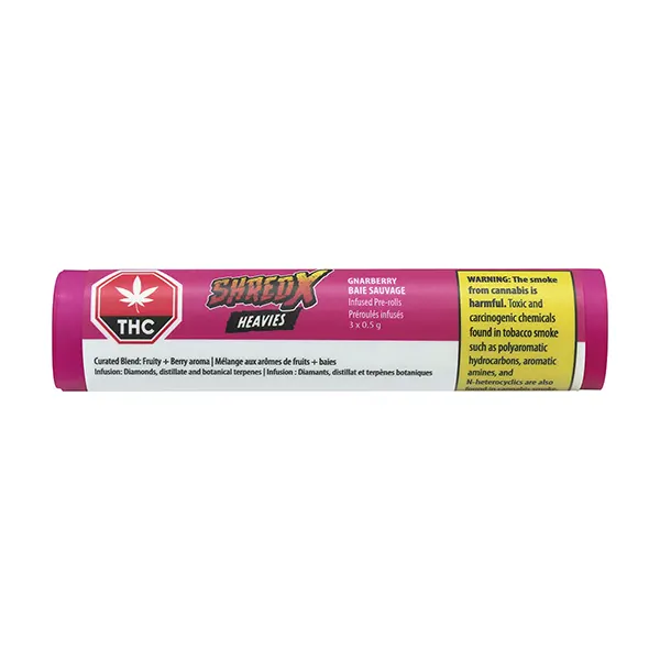 Gnarberry Heavies - Disty & Diamonds Infused Pre-Roll (Pre-Rolls) by Shred