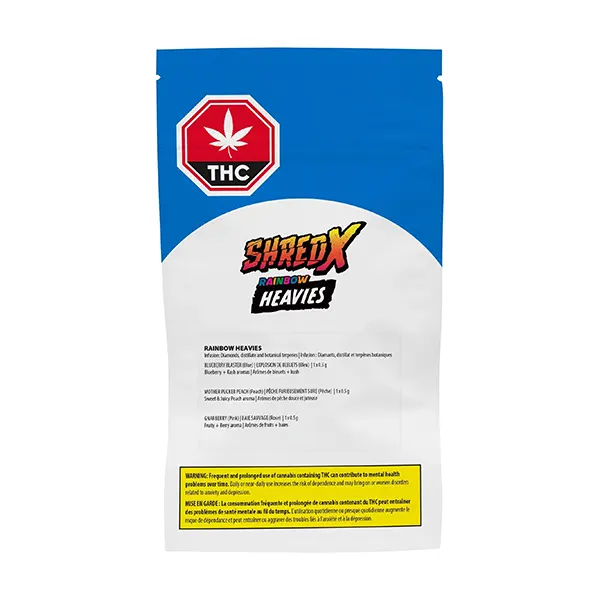Rainbow Heavies Diamond & Disty Infused Pre-Roll (Pre-Rolls) by Shred