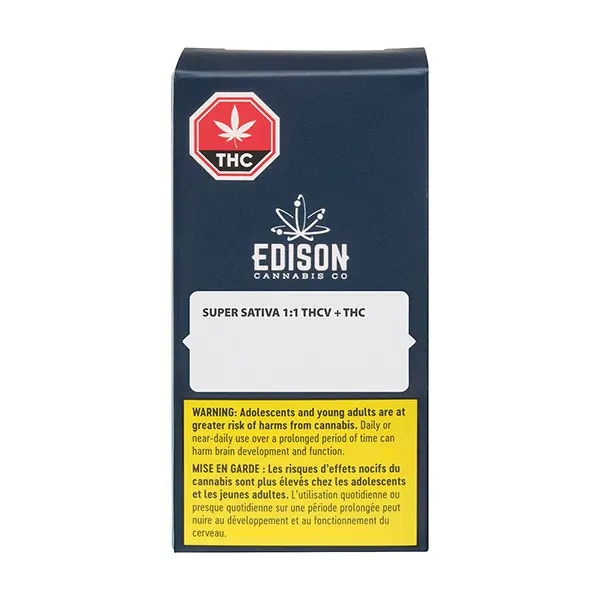 Image for Super Sativa 1:1 THCV+THC, cannabis bottled oils by Edison
