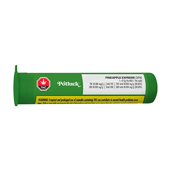 Pineapple Express Pre-Roll (Pre-Rolls) by Potluck