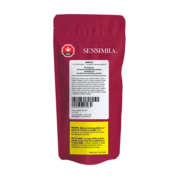 Image for 710 Series - Unicorn Piss, cannabis 510 cartridges by Sensimila