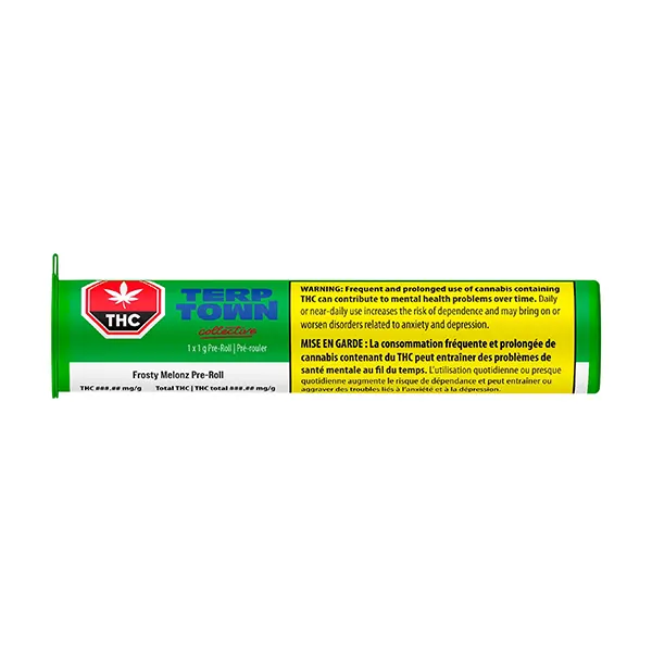 Image for Frosty Melonz Pre-Roll, cannabis all products by Terp Town Collective