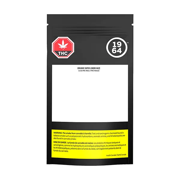 Image for Organic Super Lemon Haze Pre-Roll, cannabis pre-rolls by 1964