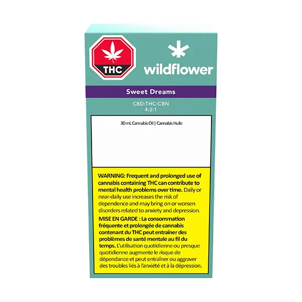 Image for Sweet Dreams CBD + THC + CBN Oil, cannabis bottled oils by Wildflower